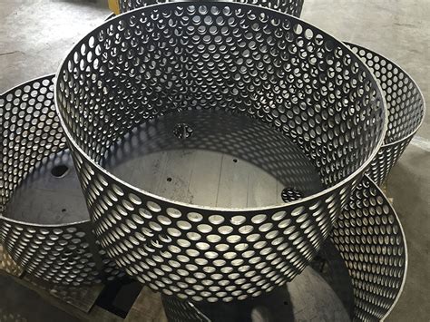 Perforated Aluminum Baskets .